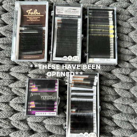 Professional Lash Extension Supplies - New and Partially Used Lash Sets Etc. - Picture 2 of 8